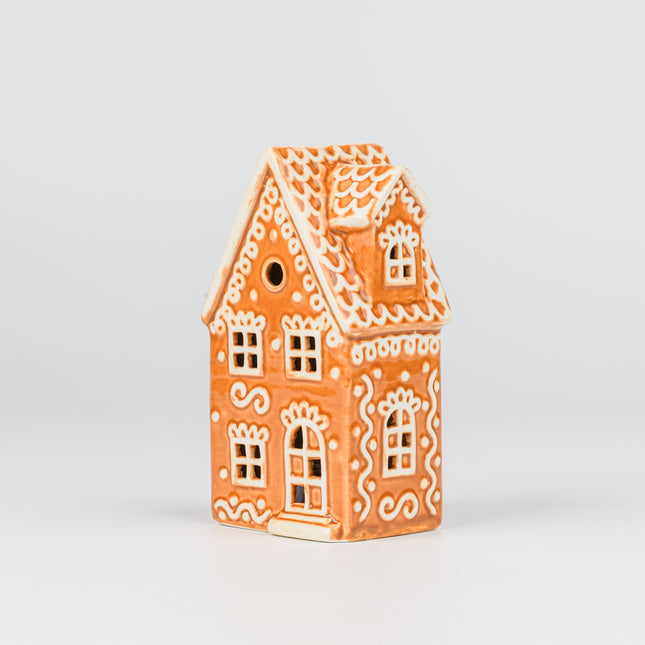 Ceramic Christmas Village House, Narrow Tower