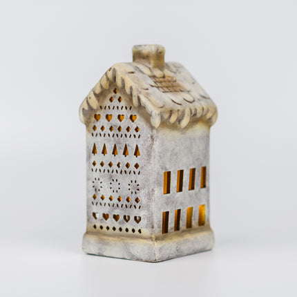 Ceramic Christmas Village House, Large