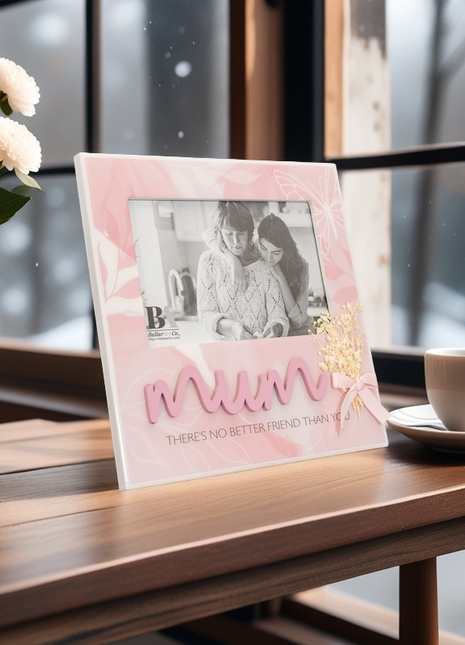 Photo Frame - Elegant Picture Frame for Mum - 4x6 Photo Frames Mothers Day Gift Home Decor Gifts for Mum Birthday Gifts for Women