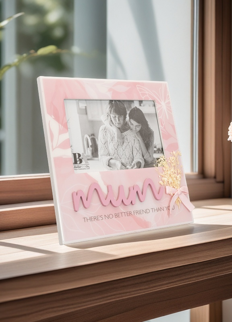 Photo Frame - Elegant Picture Frame for Mum - 4x6 Photo Frames Mothers Day Gift Home Decor Gifts for Mum Birthday Gifts for Women