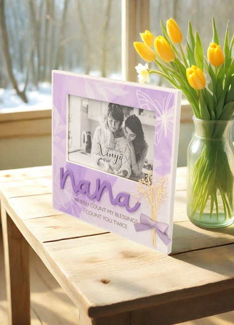 Photo Frame - Sentimental Picture Frame for Grandma - 4x6 Photo Frames Mothers Day Gift Home Decor Gifts for Grandma Birthday Gifts for Women