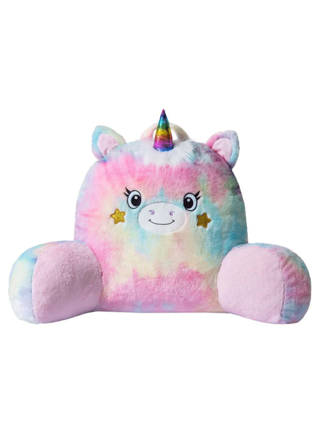Unicorn Reading Pillow - Bed Rest Pillow with Wrist and Back Support Pillow, Backrest Cushion
