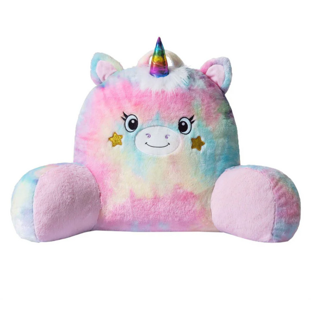 Unicorn Reading Pillow - Bed Rest Pillow with Wrist and Back Support Pillow, Backrest Cushion