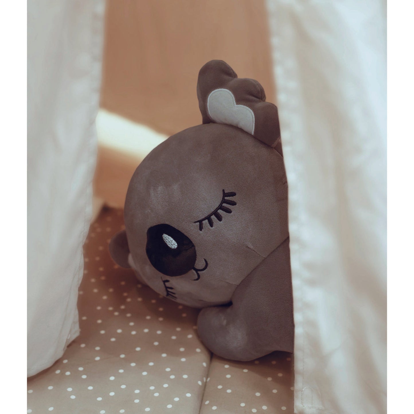 CB001 |  Gift Dreaming Koala Pillow | 45 x 30cm, Gray