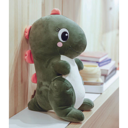 CB016 |  Adorable Dinosaur Pillow, Spandex Mink | 40cm x 25cm | 0.3kgs