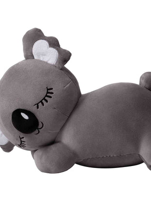 Adorable gray Koala plush toy, soft and squishy, perfect as a stuffed animal or pillow for kids. This cute Koala plushie adds charm and comfort to any space, ideal for kids and Koala lovers alike, and perfect as a gift or cozy companion. 1