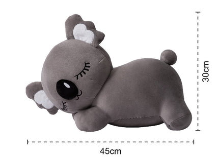 Adorable gray Koala plush toy, soft and squishy, perfect as a stuffed animal or pillow for kids. This cute Koala plushie adds charm and comfort to any space, ideal for kids and Koala lovers alike, and perfect as a gift or cozy companion. 2
