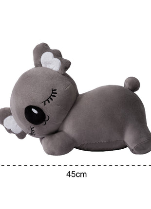 Adorable gray Koala plush toy, soft and squishy, perfect as a stuffed animal or pillow for kids. This cute Koala plushie adds charm and comfort to any space, ideal for kids and Koala lovers alike, and perfect as a gift or cozy companion. 2