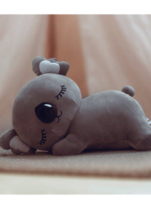 Adorable gray Koala plush toy, soft and squishy, perfect as a stuffed animal or pillow for kids. This cute Koala plushie adds charm and comfort to any space, ideal for kids and Koala lovers alike, and perfect as a gift or cozy companion. 4
