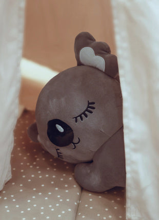 Adorable gray Koala plush toy, soft and squishy, perfect as a stuffed animal or pillow for kids. This cute Koala plushie adds charm and comfort to any space, ideal for kids and Koala lovers alike, and perfect as a gift or cozy companion. 5
