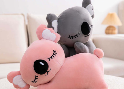 Adorable gray Koala plush toy, soft and squishy, perfect as a stuffed animal or pillow for kids. This cute Koala plushie adds charm and comfort to any space, ideal for kids and Koala lovers alike, and perfect as a gift or cozy companion. 6