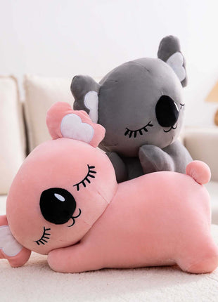 Adorable gray Koala plush toy, soft and squishy, perfect as a stuffed animal or pillow for kids. This cute Koala plushie adds charm and comfort to any space, ideal for kids and Koala lovers alike, and perfect as a gift or cozy companion. 6