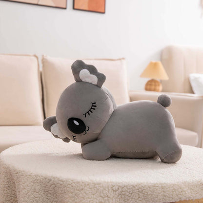 Adorable gray Koala plush toy, soft and squishy, perfect as a stuffed animal or pillow for kids. This cute Koala plushie adds charm and comfort to any space, ideal for kids and Koala lovers alike, and perfect as a gift or cozy companion. 7