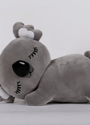 Adorable gray Koala plush toy, soft and squishy, perfect as a stuffed animal or pillow for kids. This cute Koala plushie adds charm and comfort to any space, ideal for kids and Koala lovers alike, and perfect as a gift or cozy companion. 9