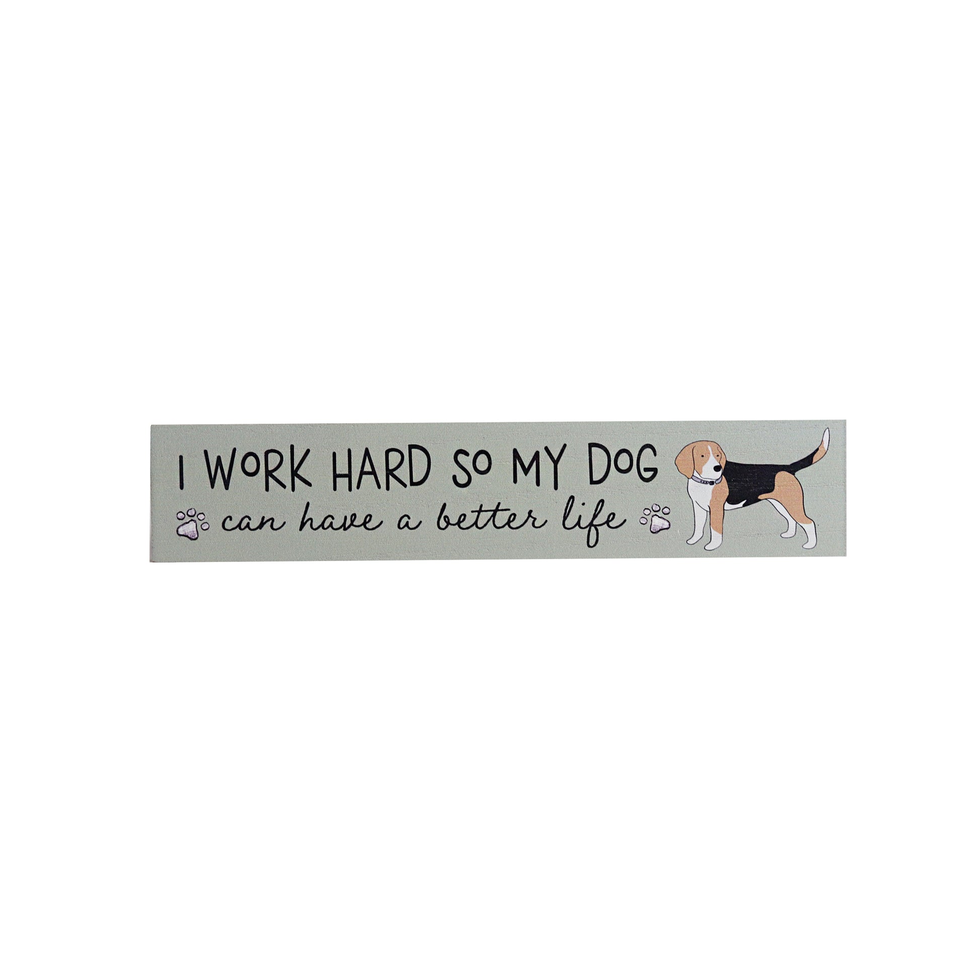 Charming green wooden room decor featuring adorable dog illustrations and heartwarming quotes, designed as a thoughtful and compact gift for dog lovers. This small wooden ornament is perfect for shelves, tables, or any cozy space in a pet-friendly home. 1
