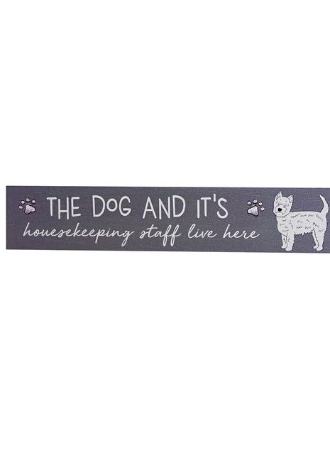 Charming grey wooden room decor featuring adorable dog illustrations and heartwarming quotes, designed as a thoughtful and compact gift for dog lovers. This small wooden ornament is perfect for shelves, tables, or any cozy space in a pet-friendly home. 1
