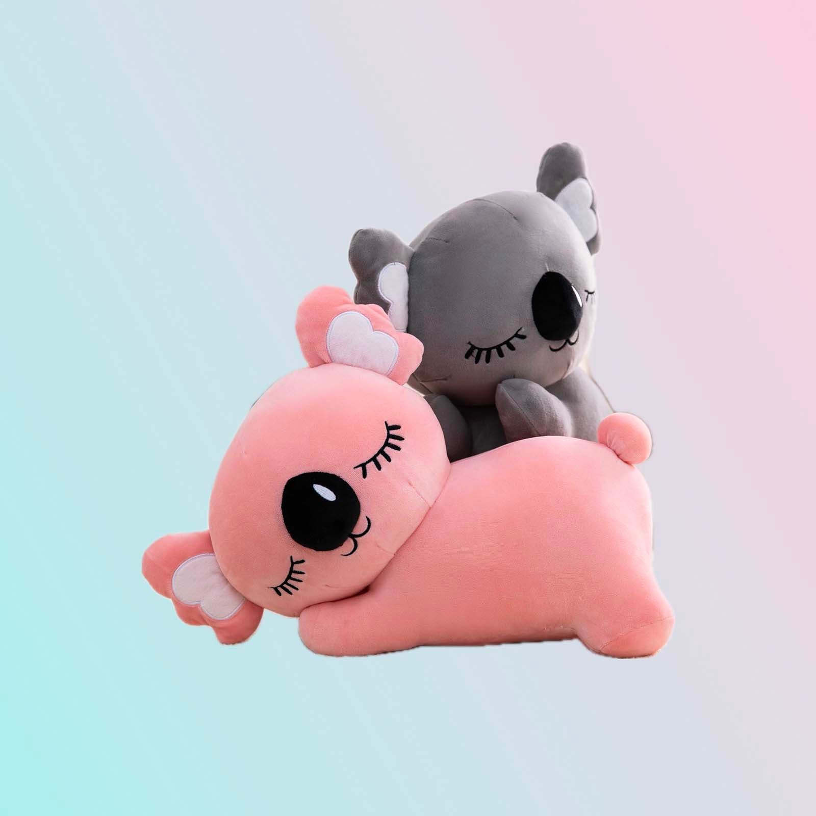 Adorable pink koala plush toy, soft and squishy, perfect as a stuffed animal or pillow for kids. This cute Koala plushie adds charm and comfort to any space, ideal for kids and Koala lovers alike, and perfect as a gift or cozy companion. 11
