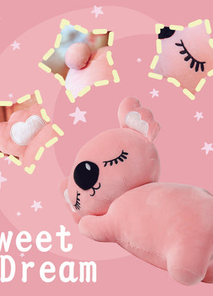 Adorable pink koala plush toy, soft and squishy, perfect as a stuffed animal or pillow for kids. This cute Koala plushie adds charm and comfort to any space, ideal for kids and Koala lovers alike, and perfect as a gift or cozy companion. 3
