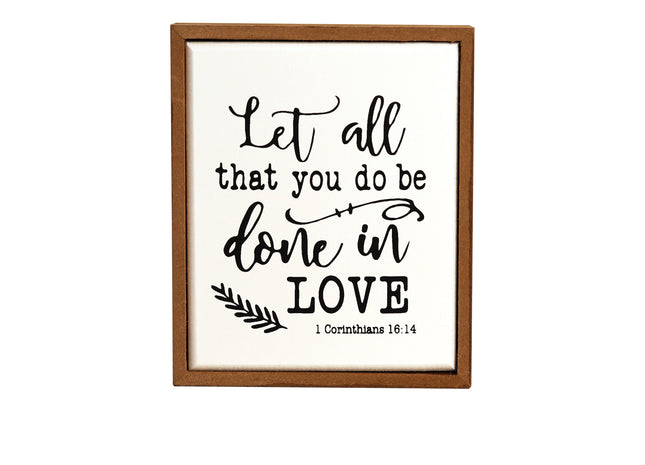 Rectangular wooden decoration featuring a white center and wooden border, printed with a heartfelt quote. A versatile home decor piece and thoughtful gift for any occasion, perfect for placing on shelves, desks, or mantelpieces. 1
