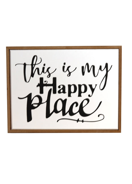Rectangular wooden decoration featuring a white center and wooden border, printed with a heartfelt quote. A versatile home decor piece and thoughtful gift for any occasion, perfect for placing on shelves, desks, or mantelpieces. 8
