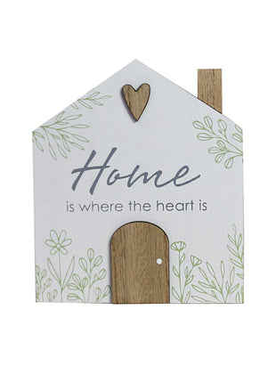 Charming rustic wooden miniature house model with love, designed in a country style. Home Is Where the Heart Is. This small and elegant home decor piece is perfect for adding a touch of countryside charm to any tabletop or shelf. 1
