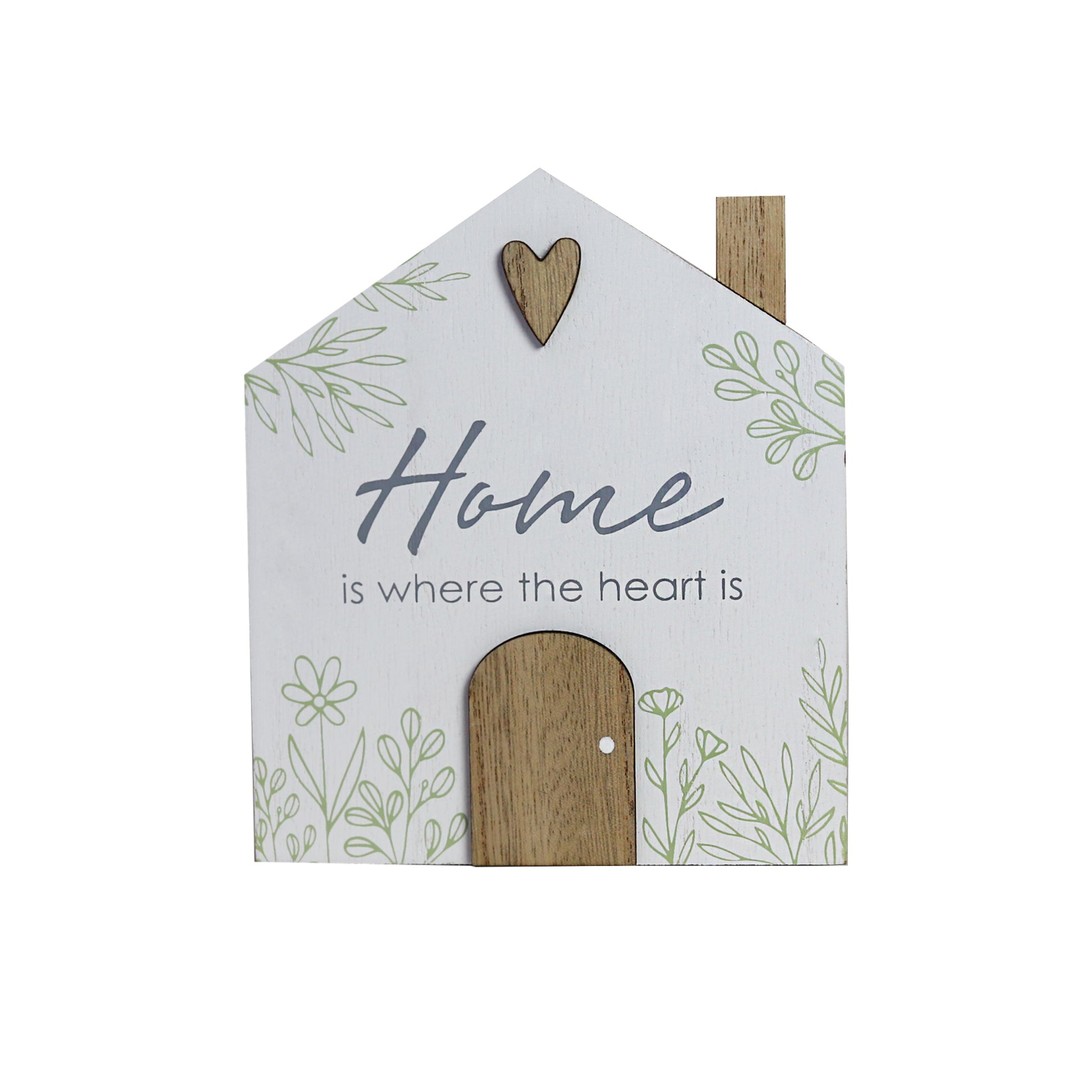 Charming rustic wooden miniature house model with love, designed in a country style. Home Is Where the Heart Is. This small and elegant home decor piece is perfect for adding a touch of countryside charm to any tabletop or shelf. 1
