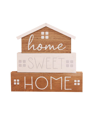 Charming rustic wooden miniature house model with love, designed in a country style. This small and elegant home decor piece is perfect for adding a touch of countryside charm to any tabletop or shelf. 1
