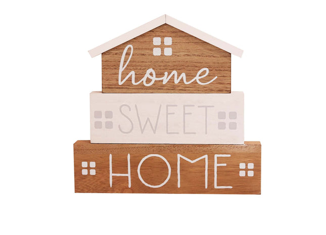 Charming rustic wooden miniature house model with love, designed in a country style. This small and elegant home decor piece is perfect for adding a touch of countryside charm to any tabletop or shelf. 1
