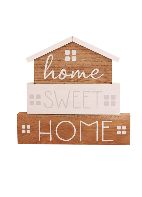 Charming rustic wooden miniature house model with love, designed in a country style. This small and elegant home decor piece is perfect for adding a touch of countryside charm to any tabletop or shelf. 1
