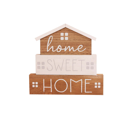 Charming rustic wooden miniature house model with love, designed in a country style. This small and elegant home decor piece is perfect for adding a touch of countryside charm to any tabletop or shelf. 1
