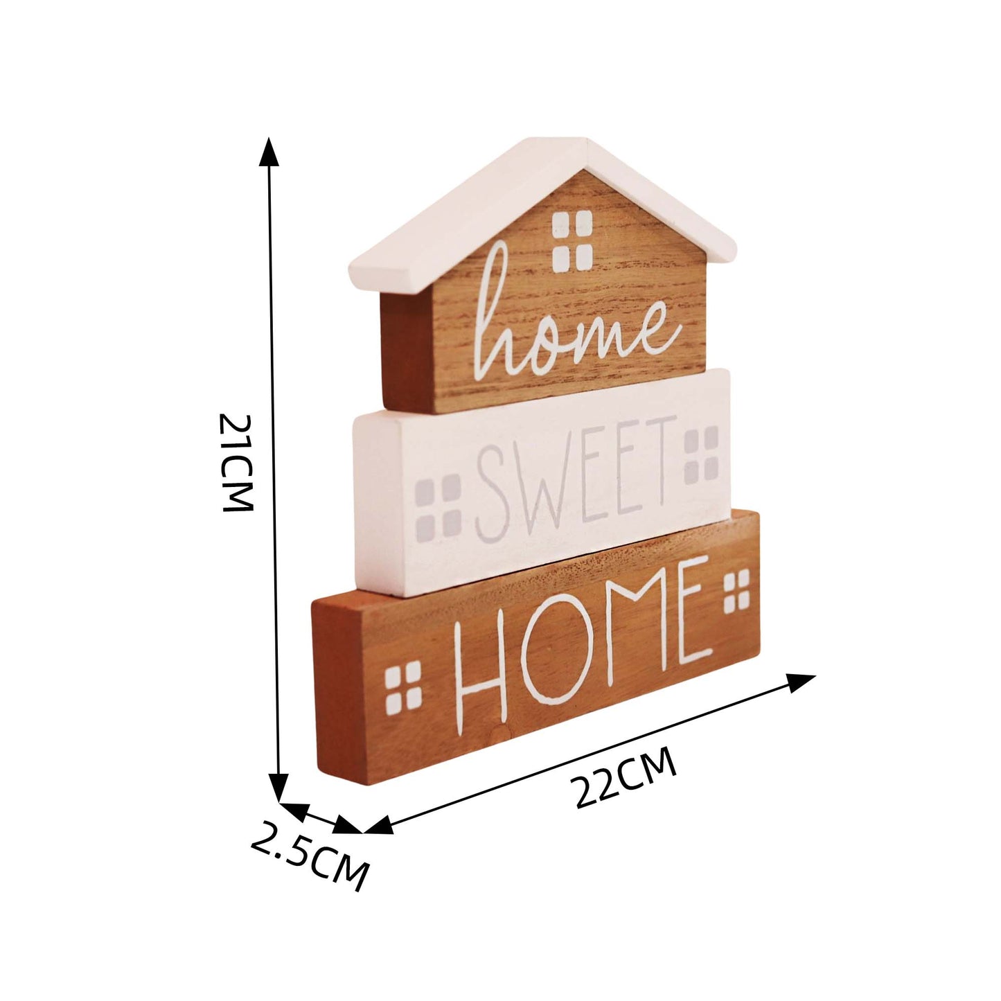 Charming rustic wooden miniature house model with love, designed in a country style. This small and elegant home decor piece is perfect for adding a touch of countryside charm to any tabletop or shelf. 2
