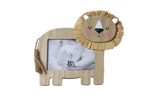 Wooden baby photo frame featuring a charming cartoon line design, baby showers gift, perfect as a decorative home ornament and keepsake, ideal for showcasing precious baby memories. 1
