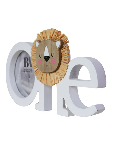Wooden baby photo frame featuring a charming cartoon cat design, perfect as a decorative home ornament and keepsake, ideal for showcasing precious baby memories. 2
